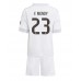 Real Madrid Ferland Mendy #23 Hjemmedraktsett Barn 2025-26 Korte ermer (+ Korte bukser)